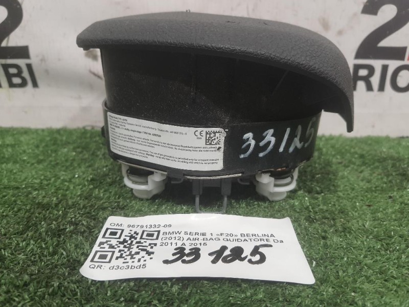 Air-bag Guidatore 6791332-09 AIRBAG BMW F20 Bmw Serie 1 F20 Berlina 2012