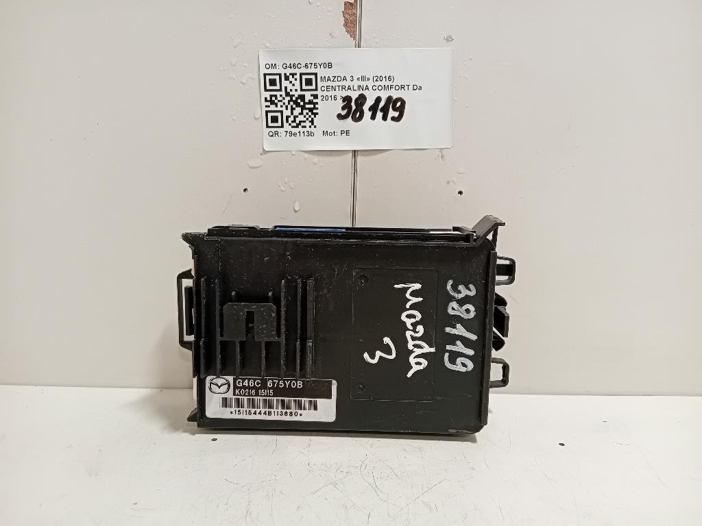 Centralina Comfort G46C-675Y0B Mazda 3 III 2016