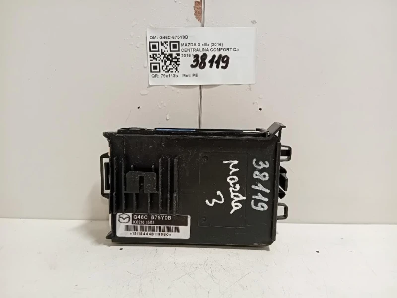 Centralina Comfort G46C-675Y0B Mazda 3 III 2016