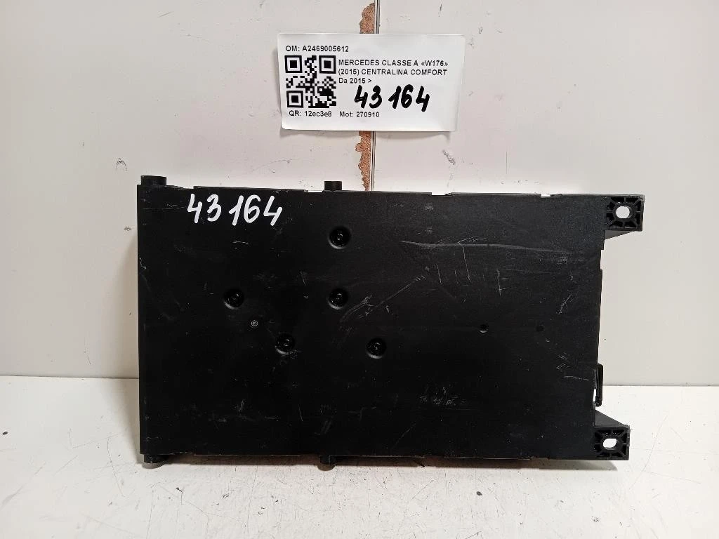 Centralina Comfort A2469005612 Mercedes Classe A W176 2015
