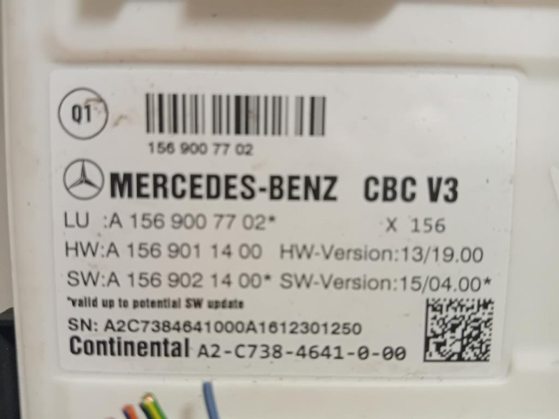 Centralina Comfort A1569007702 Mercedes Classe B W246 2012