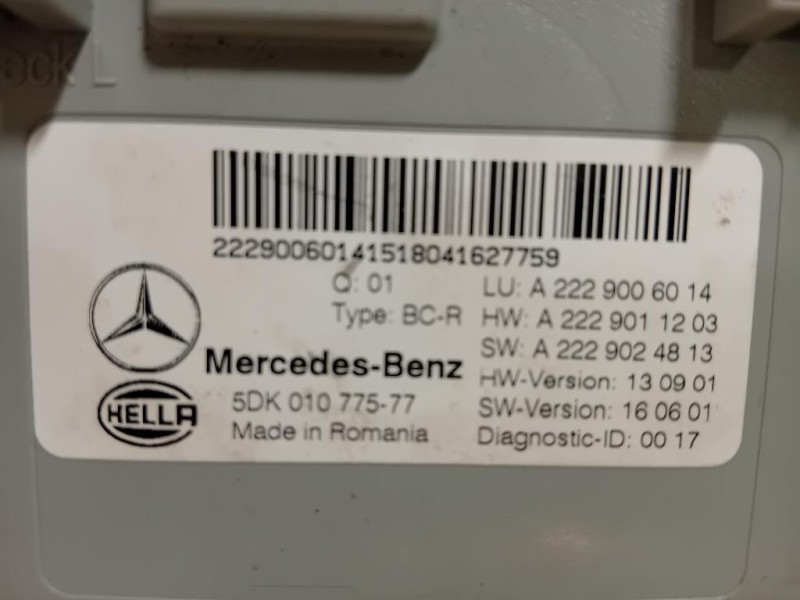 Centralina Comfort A2229006014 Mercedes Classe C W205 2014