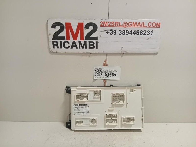 Centralina Comfort A1669001816 Mercedes Classe GLE W166 2015