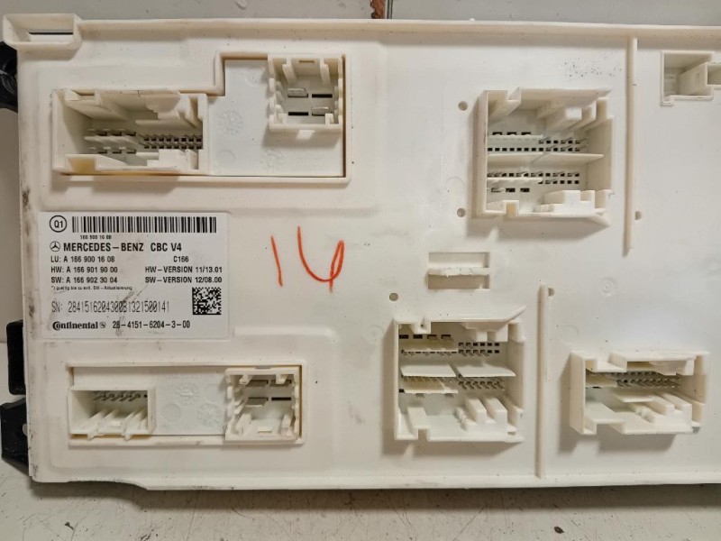 Centralina Comfort A1669001608 Mercedes Classe ML W166 2012