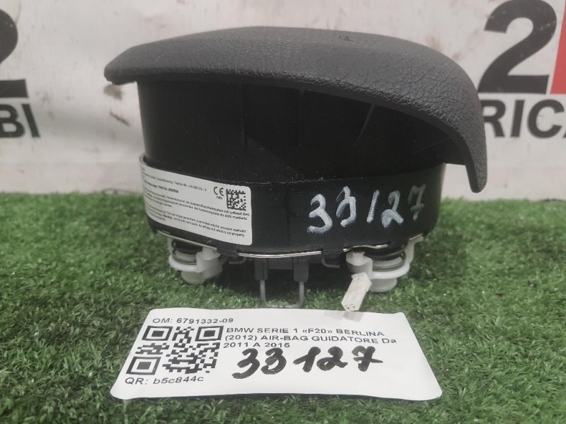 Air-bag Guidatore 6791332-09 AIRBAG BMW F20 Bmw Serie 1 F20 Berlina 2012
