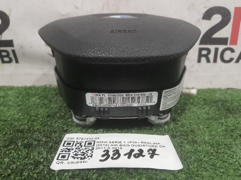 Air-bag Guidatore 6791332-09 AIRBAG BMW F20 Bmw Serie 1 F20 Berlina 2012