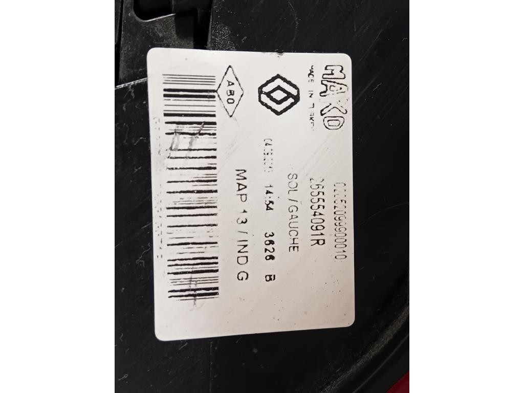 Fanale POST SX 265554091R Renault CLIO IV 2013