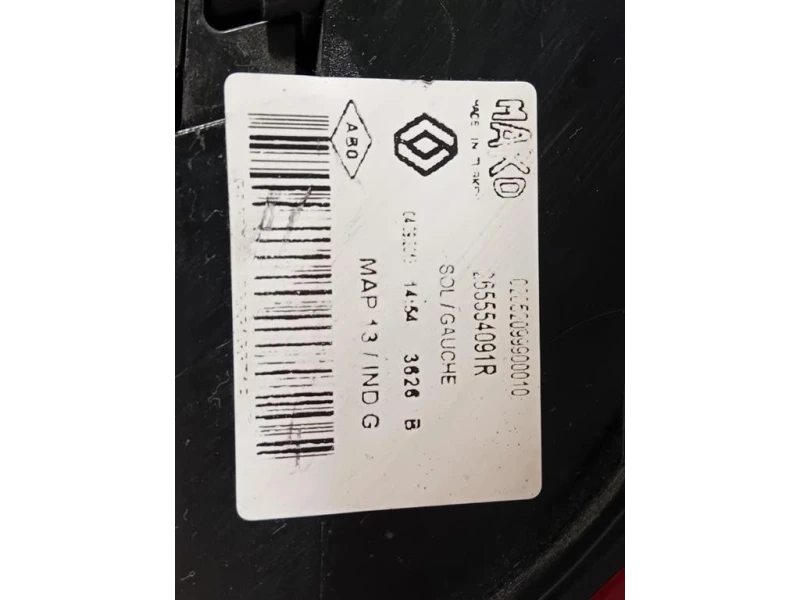 Fanale POST SX 265554091R Renault CLIO IV 2013