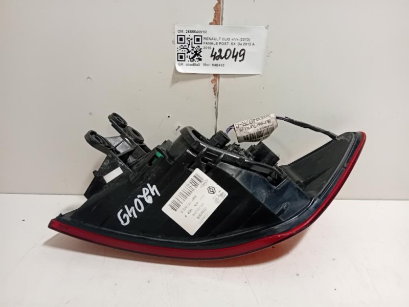 Fanale POST SX 265554091R Renault CLIO IV 2013