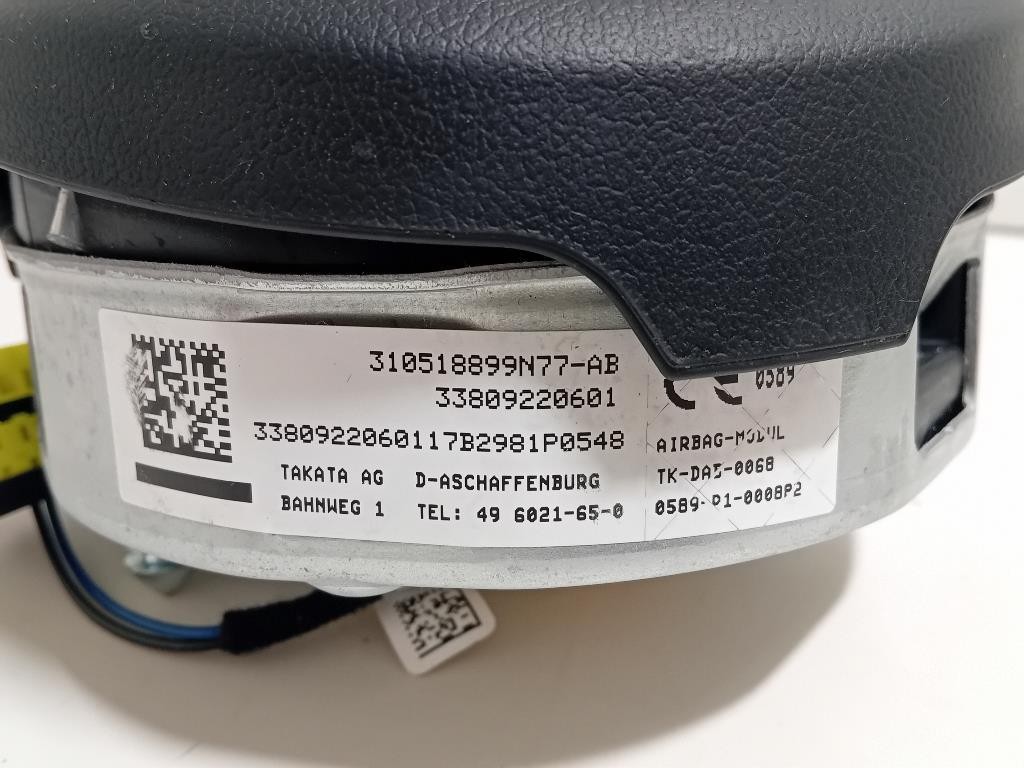 Air-bag Guidatore 310518899N77-AB Bmw Serie 1 F20 Berlina 2012