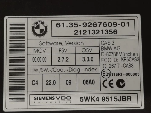 Centralina Comfort 6135-9267609-01 Mini Countryman Cooper F60 2017
