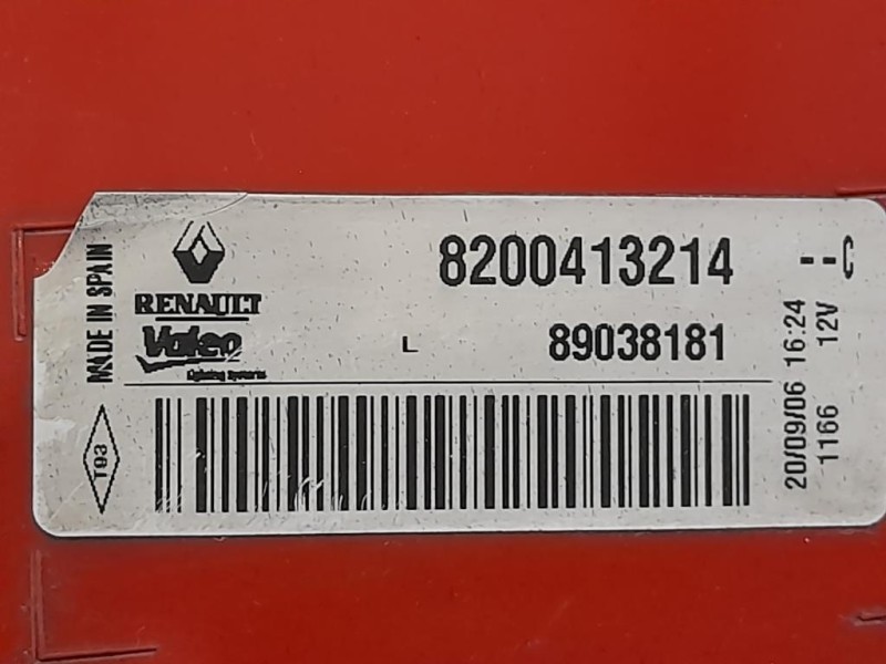 Fanale POST SX 89038181 Renault Mégane II 2003