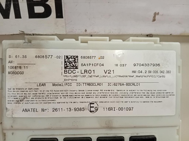 Centralina Comfort 6135 6808577-02 Mini MINI Cooper F56 2014