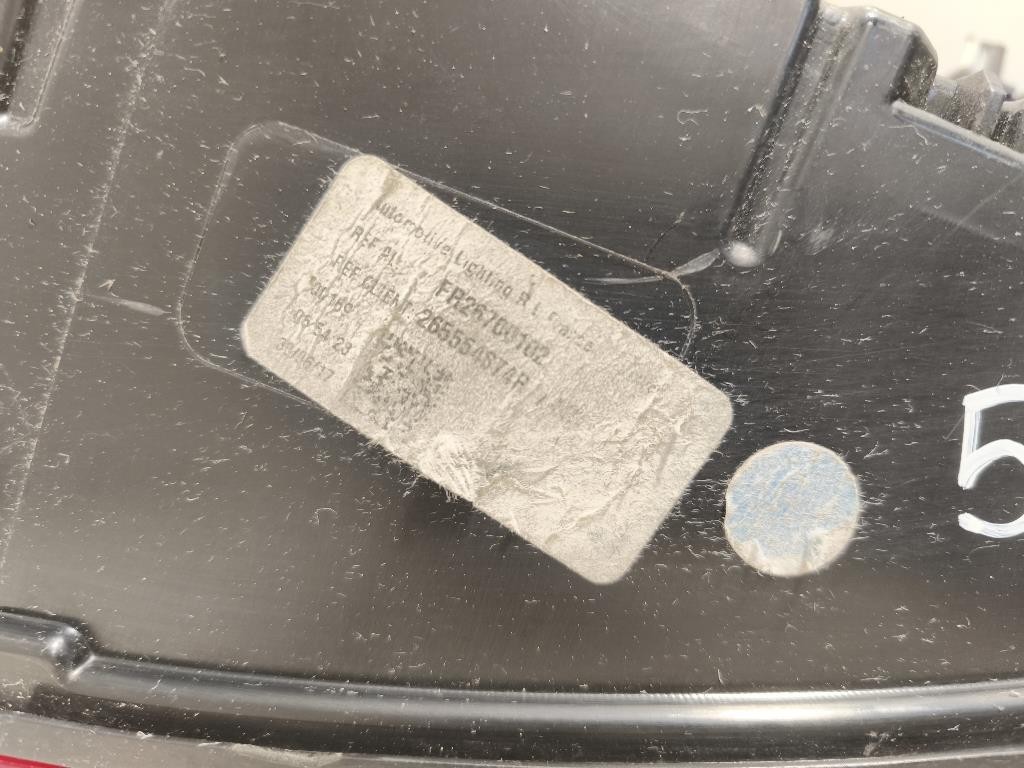 Fanale POST SX 265554874R Renault Mégane IV 2016