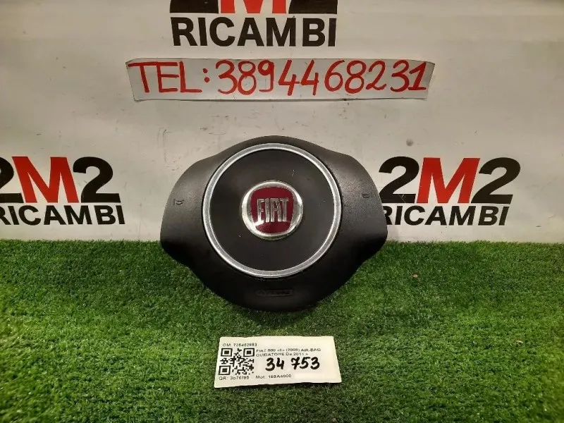 Air-bag Guidatore 735452883 Fiat 500 II 2008