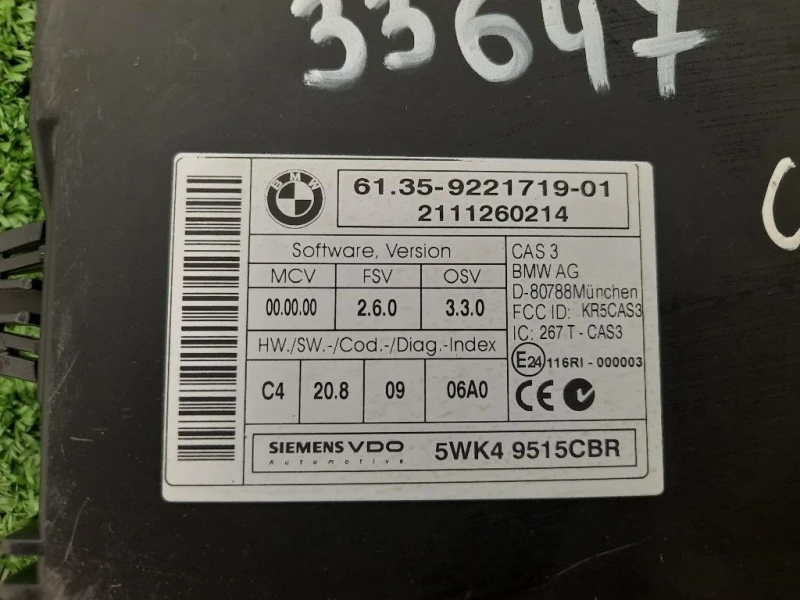 Centralina Comfort 6135922171901 Mini MINI Cooper R56 2007