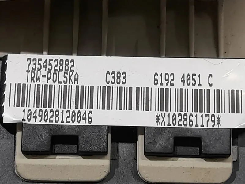 Air-bag Guidatore AIRBAG VOLANTE FIAT 500 735452882 Fiat 500 II 2008