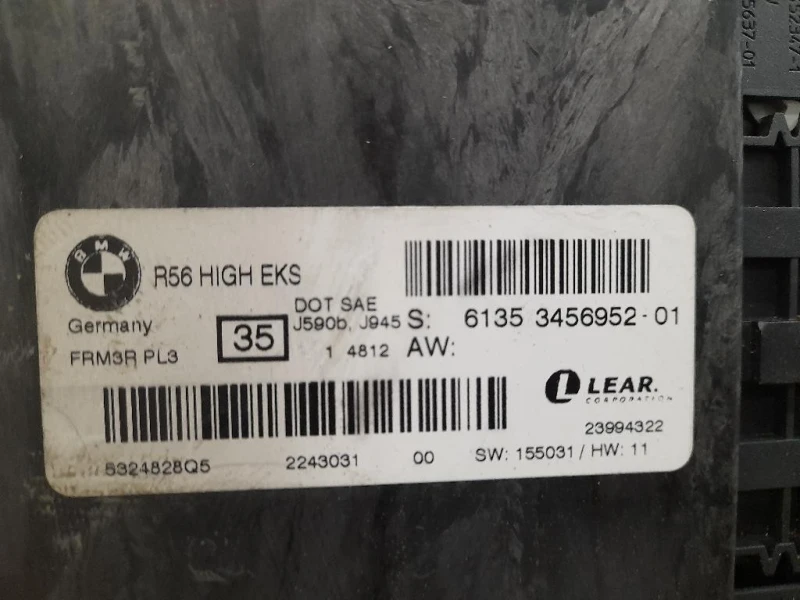 Centralina Comfort 61353456952 Mini MINI Cooper R56 2007