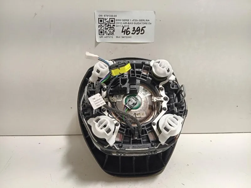 Air-bag Guidatore 6791330-08 Bmw Serie 1 F20 Berlina 2012