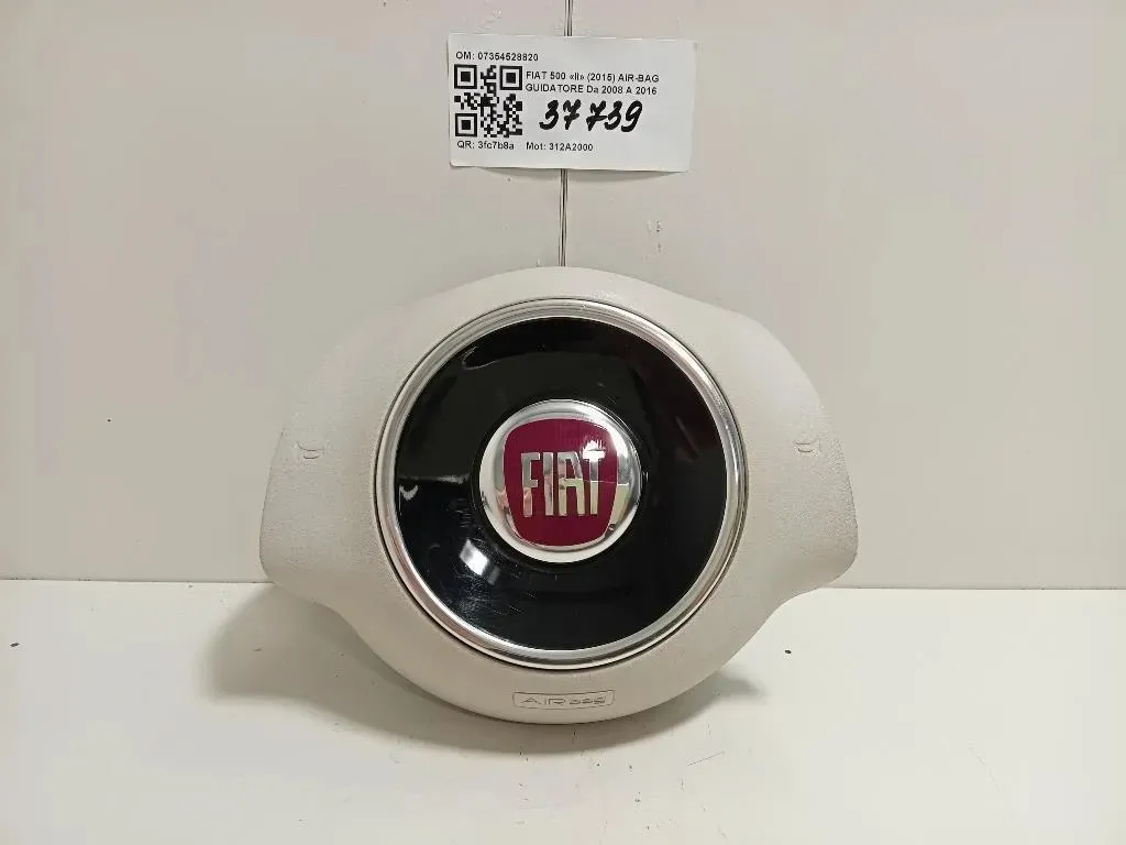 Air-bag Guidatore 07354528820 Fiat 500 II 2015