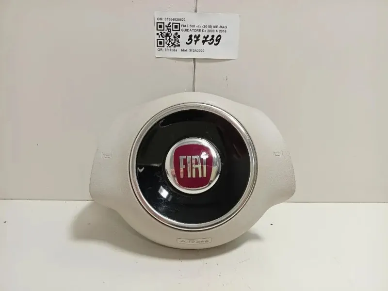 Air-bag Guidatore 07354528820 Fiat 500 II 2015