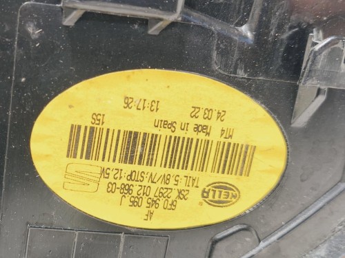 Fanale POST SX 6F0945095J Seat Ibiza VI KJ1 2017