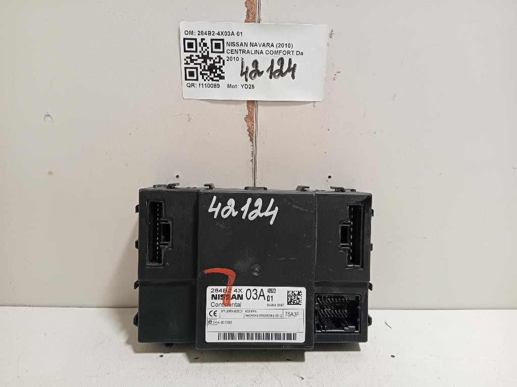 Centralina Comfort 284B2-4X03A 01 BODY COMPUTER Nissan Navara 2010