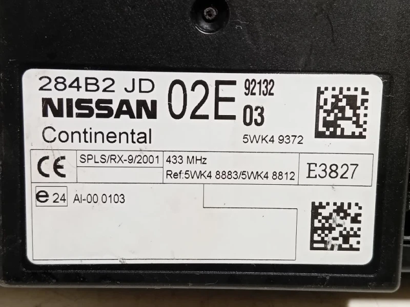 Centralina Comfort 284B2 JD Nissan Qashqai I 2010