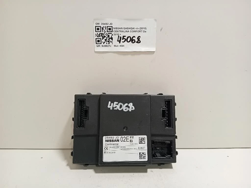 Centralina Comfort 284B2 JD Nissan Qashqai I 2010