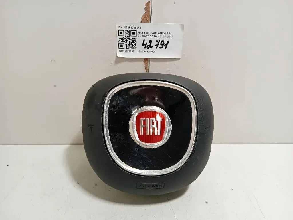 Air-bag Guidatore 07355786510 Fiat 500L 2013