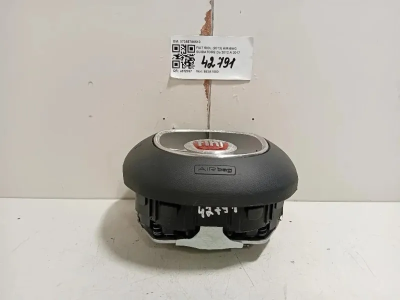 Air-bag Guidatore 07355786510 Fiat 500L 2013