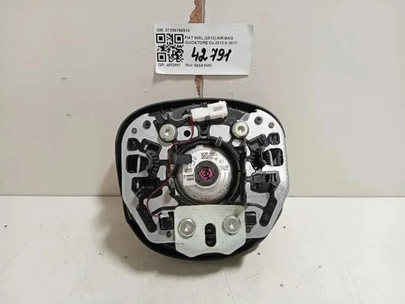 Air-bag Guidatore 07355786510 Fiat 500L 2013