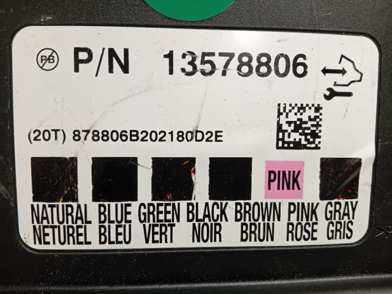 Centralina Comfort 13578806 Opel Astra J 2010