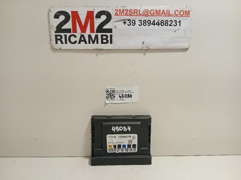 Centralina Comfort 13584578 Opel Astra J 2010