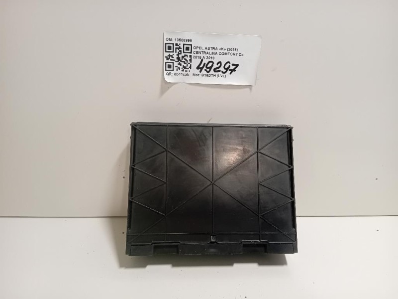 Centralina Comfort 13506998 Opel Astra K 2016