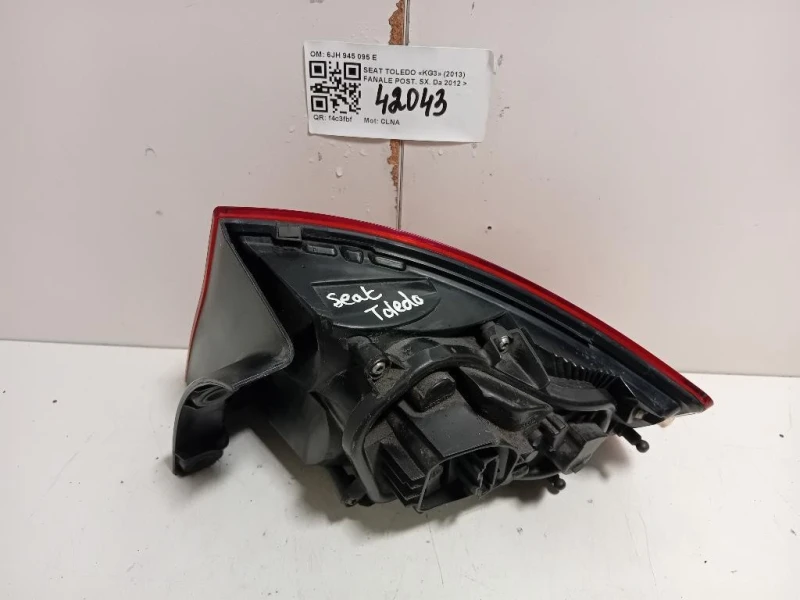 Fanale POST SX 6JH 945 095 E Seat Toledo KG3 2013