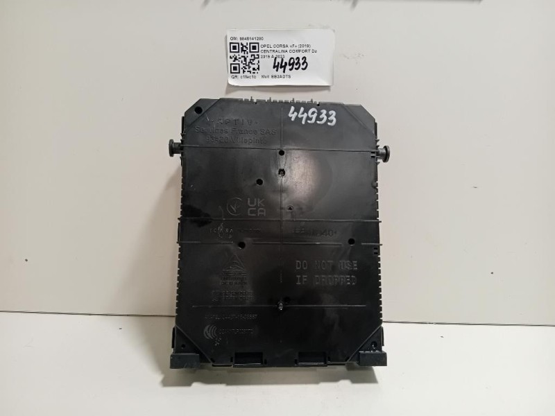 Centralina Comfort 9845141280 Opel Corsa F 2019