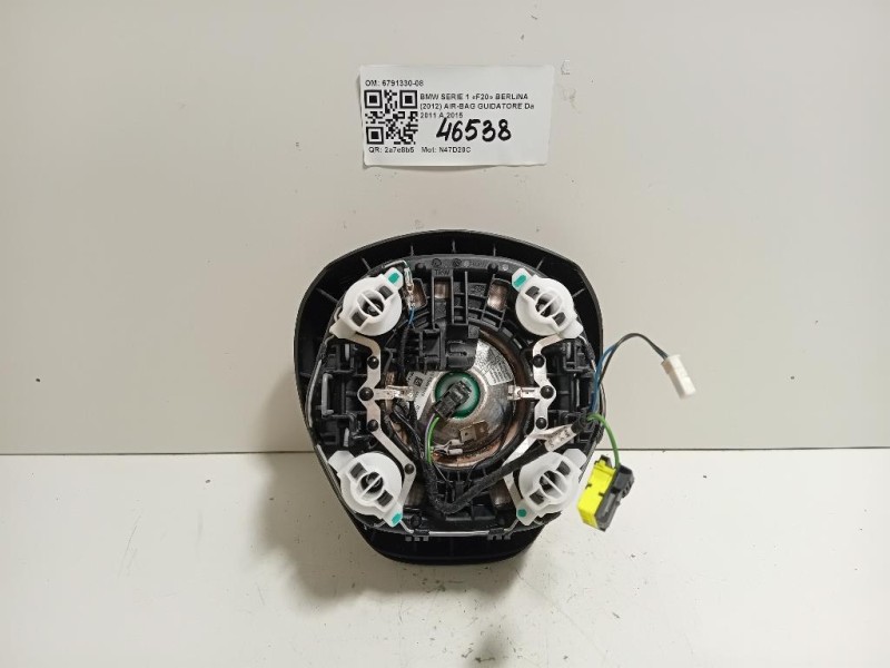Air-bag Guidatore 6791330-08 Bmw Serie 1 F20 Berlina 2012