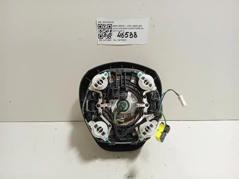 Air-bag Guidatore 6791330-08 Bmw Serie 1 F20 Berlina 2012