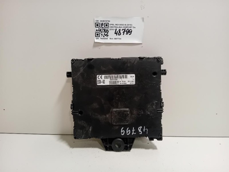 Centralina Comfort 284B19799 Opel Movano B 2010