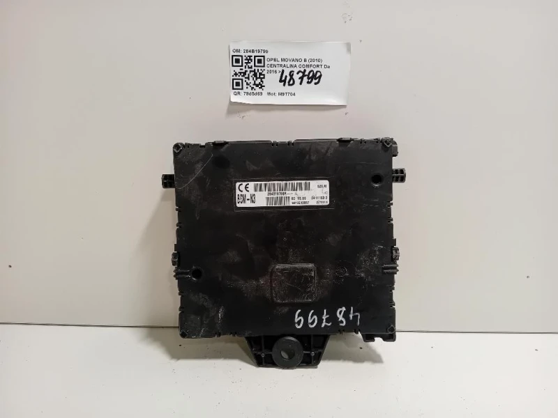 Centralina Comfort 284B19799 Opel Movano B 2010