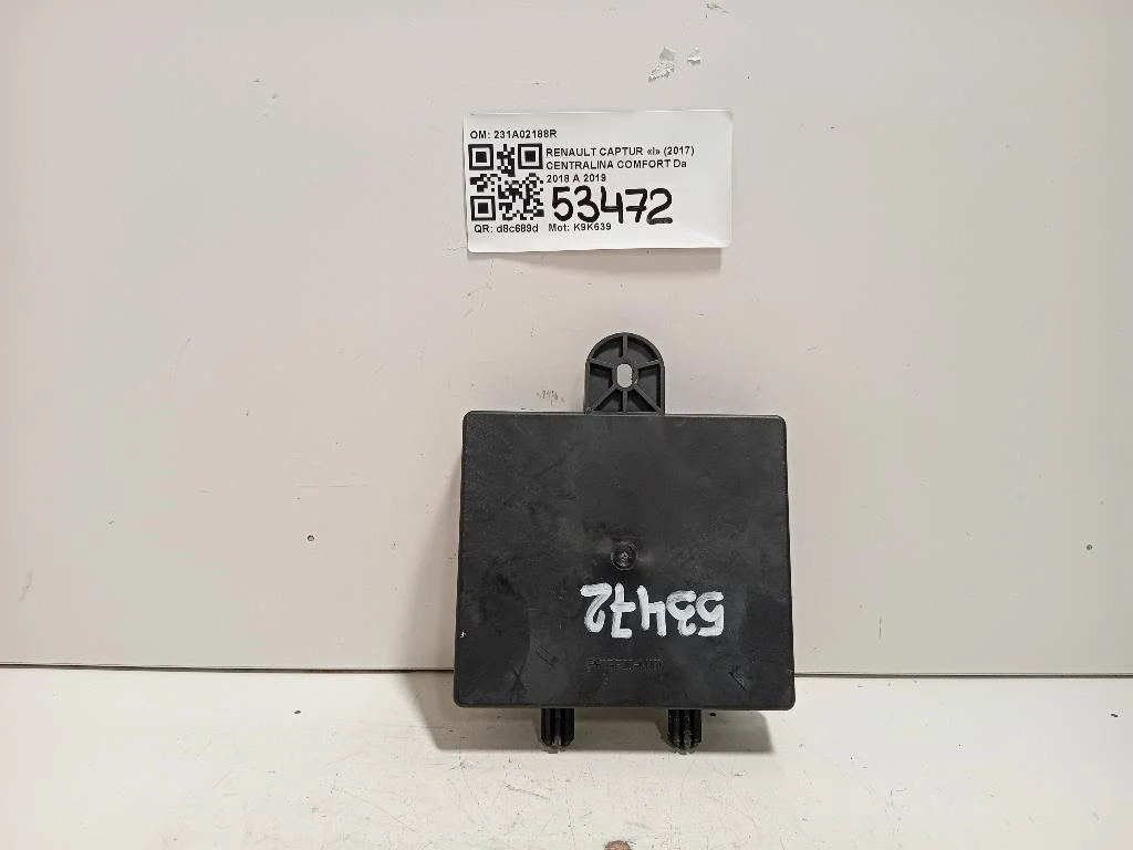 Centralina Comfort 231A02188R Renault Captur I 2017