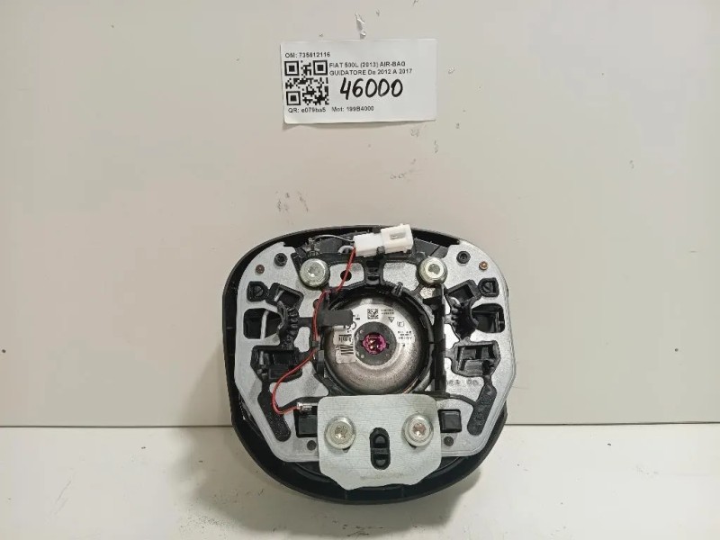 Air-bag Guidatore 735612116 Fiat 500L 2013
