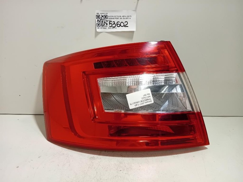 Fanale POST SX 185311-01 Skoda Octavia 5E3 2017