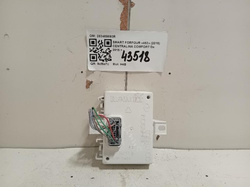 Centralina Comfort 283469893R MODULO CONTROLLO COMFORT Smart Forfour 453 2015