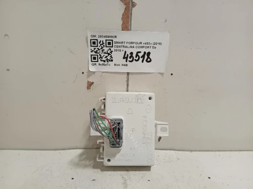 Centralina Comfort 283469893R MODULO CONTROLLO COMFORT Smart Forfour 453 2015