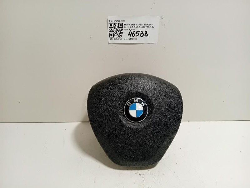 Air-bag Guidatore 6791330-08 Bmw Serie 1 F20 Berlina 2012
