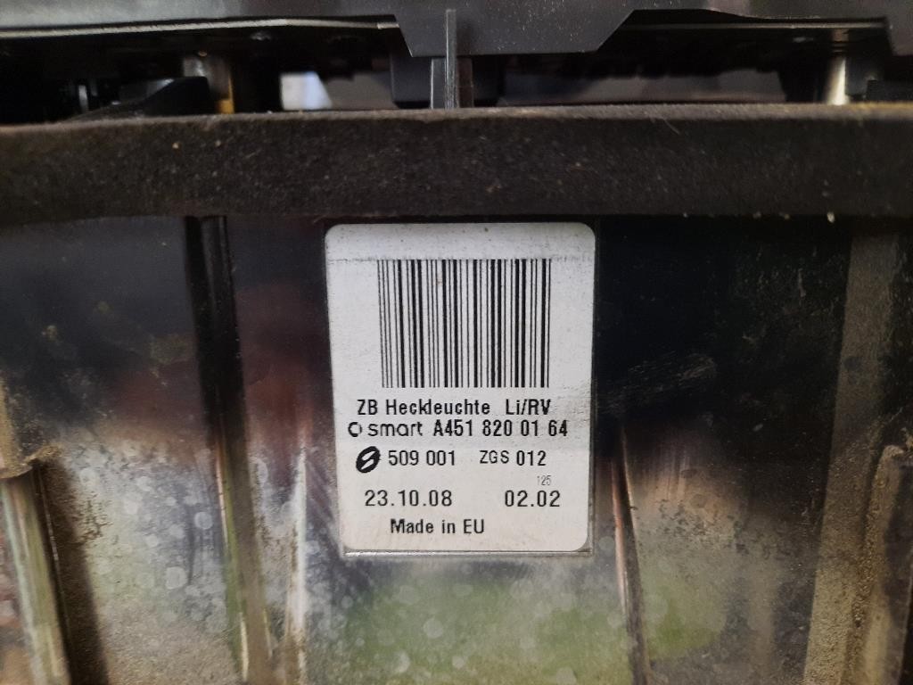 Fanale POST SX A4518200164 Smart Fortwo Cabrio 451 2007