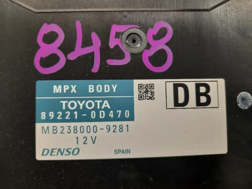 Centralina Comfort 892210D470 Toyota Yaris IV 2014