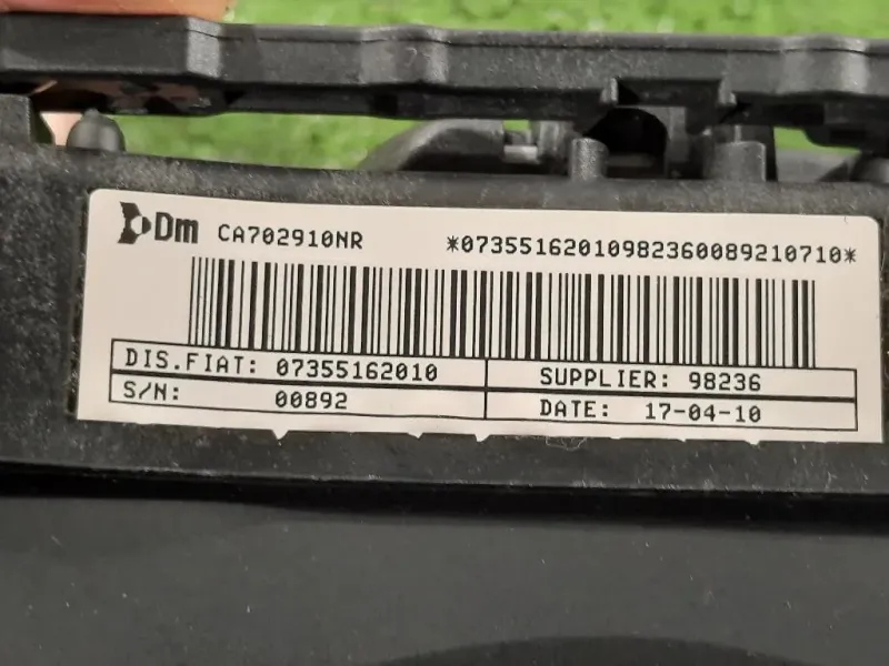 Air-bag Guidatore 07355162010 Fiat Punto III 2012